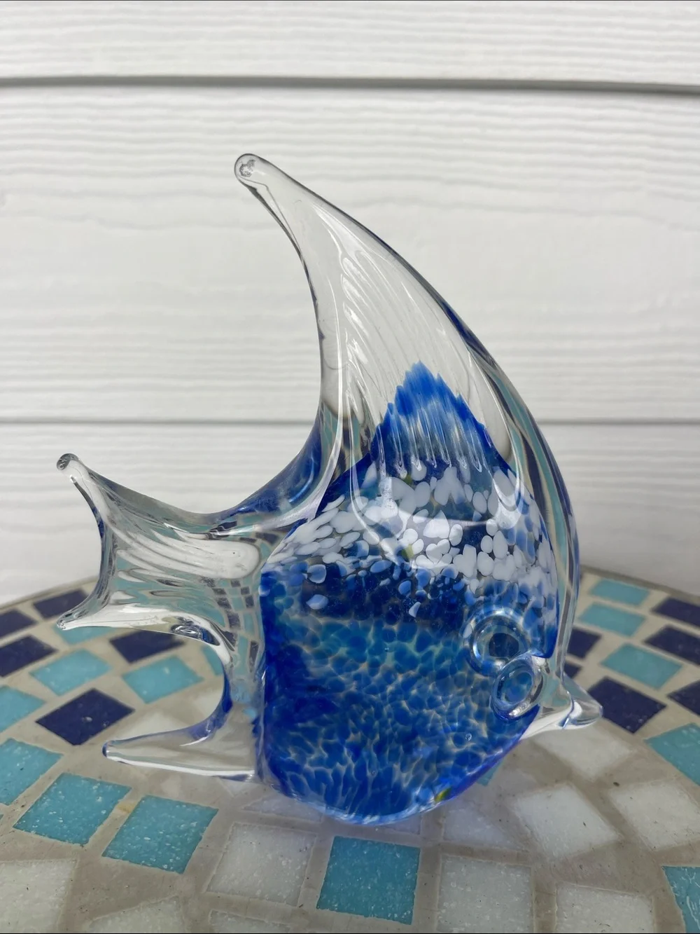 Source Unknown handcrafted blue